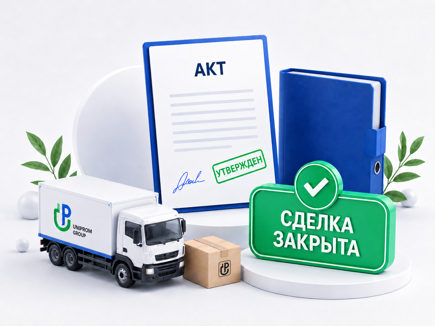 Сделка закрыта: акт утверждён, поставка выполнена
